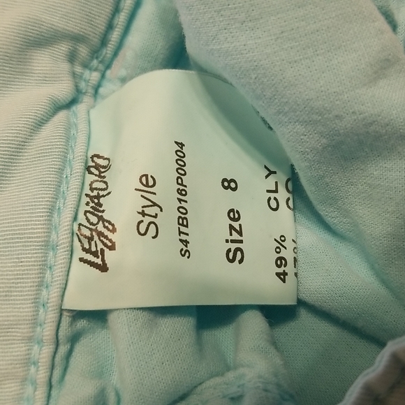 Leggiardro women's mint green pants - Picture 9 of 10